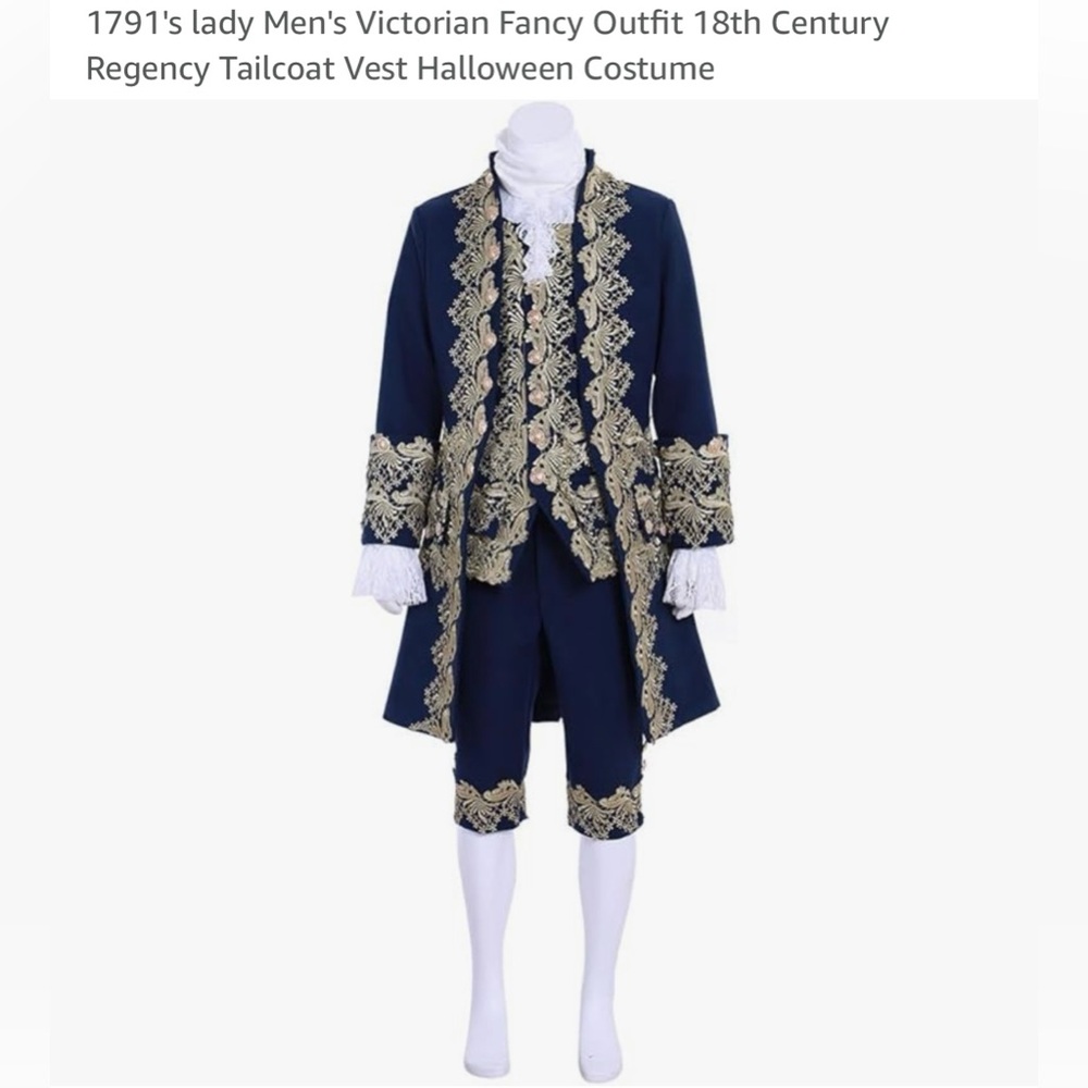 18th Century Costume (Halloween, Lestat de Lioncourt, vampire)